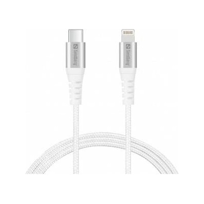 SANDBERG USB-C PD to Lightning MFI 1M PRO USB-C PD to Lightning MFI 1M, 1 m, Lightning, USB C, Male, Male, White