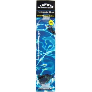 CARP ´R´ US Shock Leader 90cm 90lbs SuperStiff Quick Change Swivel 2ks