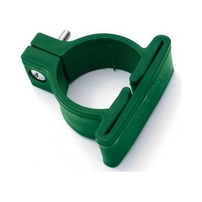 Objímka na panel PILOFOR LIGHT pro kulatý sloupek Ø 48mm včetně šroubu, zelená