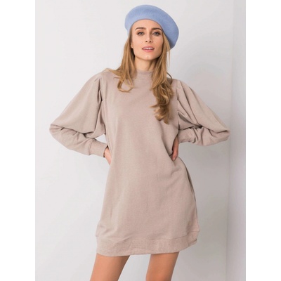 mikinové šaty TW-SK-G-084.63 beige