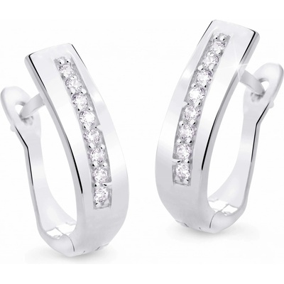 Cutie Jewellery náušnice s trblietavými zirkónmi Z8018-55-10-X-2