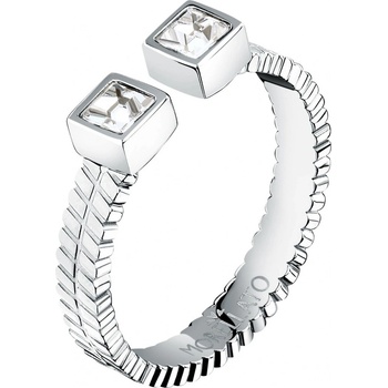 Morellato ocelový prsten s krystaly Gioia SAVY3901