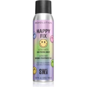 Revolution Happy Fix Ultra Matte 16h Fixing Mist фон дьо тен фиксатор 150ml