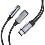 Tech-Protect Кабел Tech-Protect UltraBoost, USB-C (мъжки), PD 60W, 6A към mini jack (9319456607383)