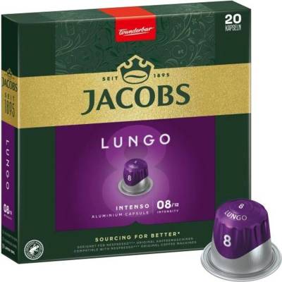 Douwe Egberts JACOBS Lungo Intenso алуминиеви кафе капсули за Nespresso® 20 бр