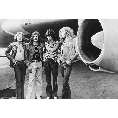 Plagát, Obraz - Led Zeppelin With The Starship, 1973, 61 × 91.5 cm