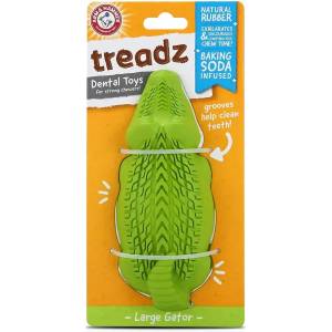 Arm Hammer Arm&Hammer Super Treadz Large Gator Играчка за кучета Крокодил Голям