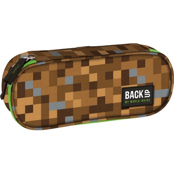 Image 1 of DERFORM Овален ученически несесер Derform BackUp - Pixel (82841)