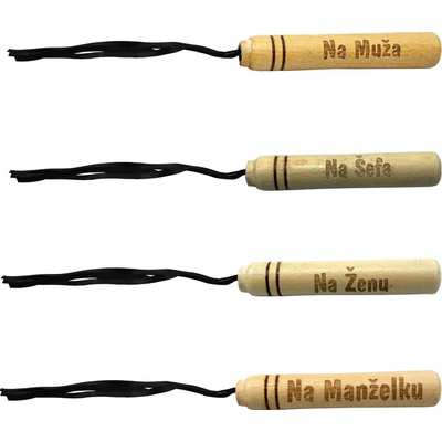 Bič z bukového dreva 2x50 cm