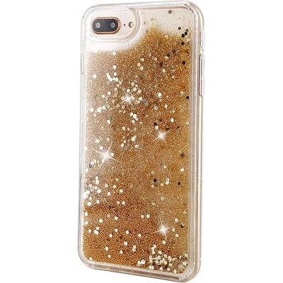 Apple Калъф с течни брокати за Apple iPhone 6 Plus/iPhone 6s Plus/iPhone 7 Plus/iPhone 8 Plus - Златен KP26764