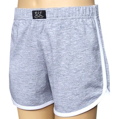 Foltýn dětské trenýrky šedý melír bílá paspule