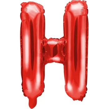 Image 1 of PartyDeco Балон от фолио Mini - Буква H 35см червен