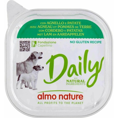 Almo Nature kvalitné s jahňacím mäsom a zemiakmi 300 g