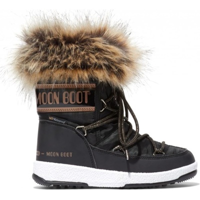 Moon Boot Monaco Low WP JR GIRL black copper