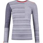 Ortovox Дамско мериносово термобельо Ortovox Women's 185 Rock'N'Wool Long Sleeve Merino base layer - Grey Blend (115-1518-0412)