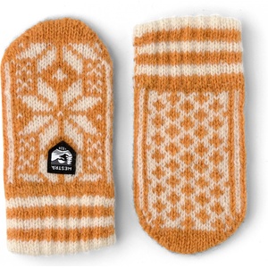 Hestra Детски ръкавици Hestra Kid's Nordic Mitt Gloves - Mustard / Offwhite - размер 0 (EU) (202-4252-0211)