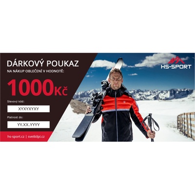 Dárkový poukaz v hodnotě 1 000 Kč - ONLINE