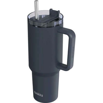 Quokka termohrnek s brčkem 1200 ml grafitový