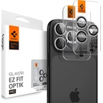 SPIGEN Glass tR EZ Fit Optik Pro 2 бр. , сребрист - iPhone 17/16/15/14 Pro / 17/16/15/14 Pro Max (AGL10124)