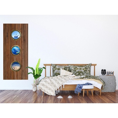 AG Design FTNV-2902 vliesová fototapeta Shepis Window rozměry 90 x 202 cm