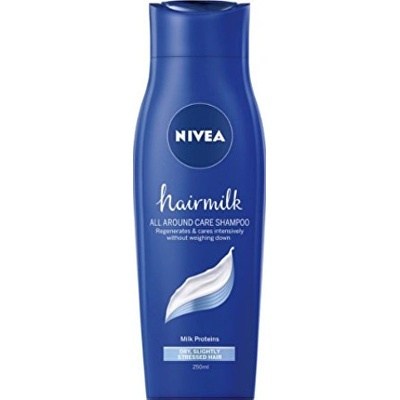 Nivea Hairmilk All Around Care Shampoo pečující šampon pro normální vlasy 250 ml