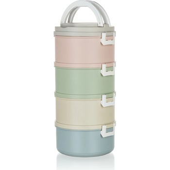 Jídlonosič 4x0,7l AVANZA plastový - mix variant či barev