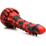 Creature Cocks Demon Rising Scaly Dragon Silicone Dildo Red