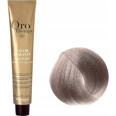 Fanola Oro Therapy 24K Color Keratin 8.21 Light Blonde Violet Ash 100 ml