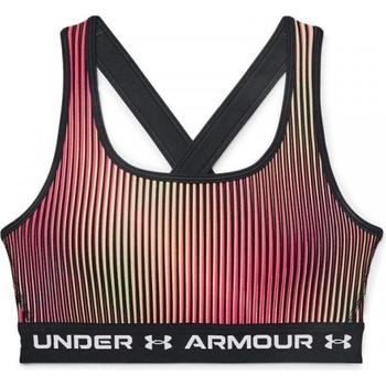 Under Armour Дамски сутиен Under Armour Women's Armour Mid Crossback Printed Sports Bra - Многоцветен