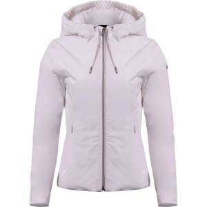 Lasse Kjus Дамско поларено яке Lasse Kjus Women's Elevation Hood Jacket Fleece jacket - White - размер 38 (EU) (105-6497-0113)