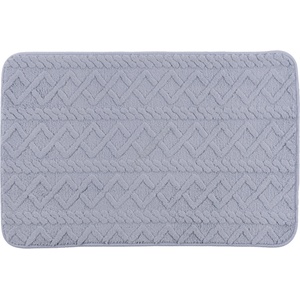 Multidecor Постелка за баня NEW STYLE 3D 60x90 см сива (MU0245)
