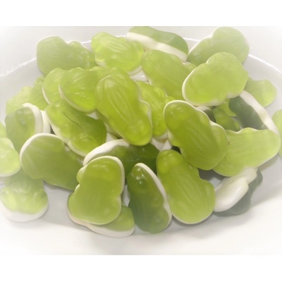 Juiccee Gummee Želé bonbóny zelené žabky 1 kg