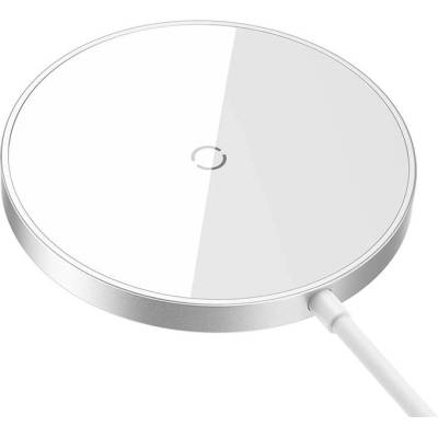 Baseus Безжично магнитно зарядно устройство, 15 W - Baseus (CCJJ040012) - сребристо