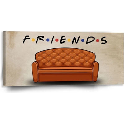 Sablio Obraz Seriál Priatelia FRIENDS Gauč - 110x50 cm