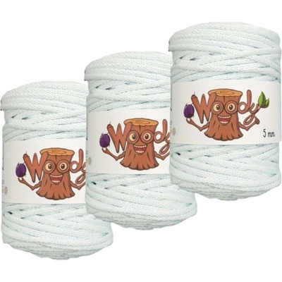 Woody Crafts 3x Woody 5 mm – Ledově modrá (100m)
