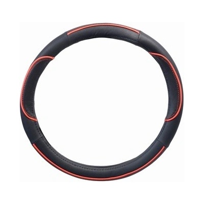 Compass Univerzální potah volantu Wave 37 - 39 cm černo / červený -