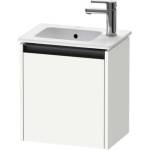 Duravit Ketho. 2 - Шкафче за умивалник 44x41x29 см, 1 врата, панти отдясно, матово бяло K25060R18180000 (K25060R18180000)