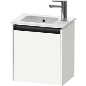 Duravit Ketho. 2 - Шкафче за умивалник 44x41x29 см, 1 врата, панти отдясно, матово бяло K25060R18180000 (K25060R18180000)
