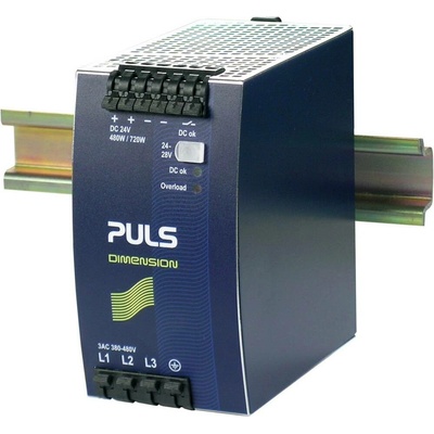 PULS DIMENSION sieťový zdroj na montážnu lištu (DIN lištu), 24 V/DC, 20 A, 480 W, výstupy 1 x