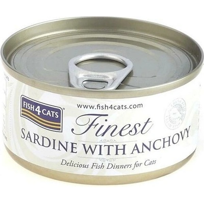 Fish4Cats Finest sardinkou a ančovičkami 70 g