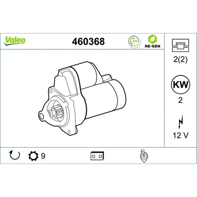 Štartér VALEO 460368
