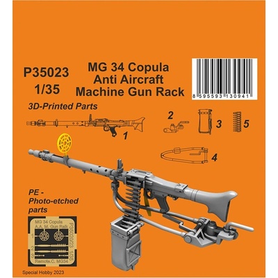 Special Hobby MG 34 Copula Anti Aircraft Machine Gun Rack 1:35