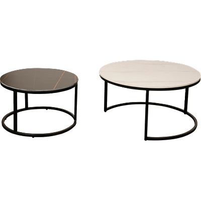 Carmen Комплект холни масички frisko - черно + бял (3530692)