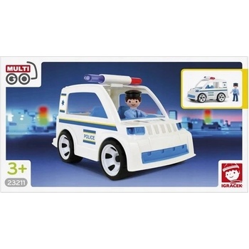 EFKO Igráček Policajné auto s policajtom