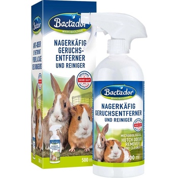 Bactador odstraňovač zápachu a čistič klecí pro hlodavce 500 ml