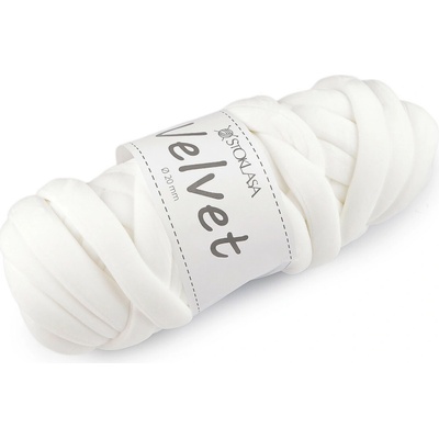 Příze Marshmallow silná Velvet 500 g Varianta: 15 (002) bílá, Balení: 1 ks 57859/147361/282401