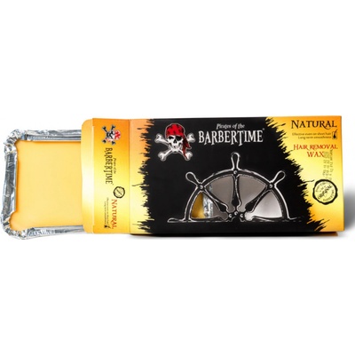 Pirates of the Barbertime Hard Removal Wax Natural - žlutý, 500 g