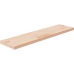 vidaXL Дъска за рафт, 80x20x2, 5 см, необработен масивен дъб (342936)
