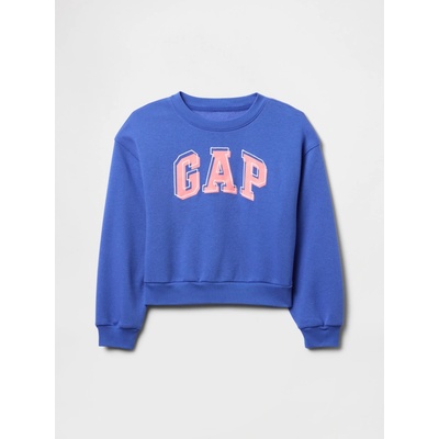 GAP dětská oversize mikina s logem tmavě modrá