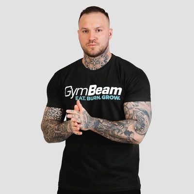 GymBeam Тениска Grow Black XXXL